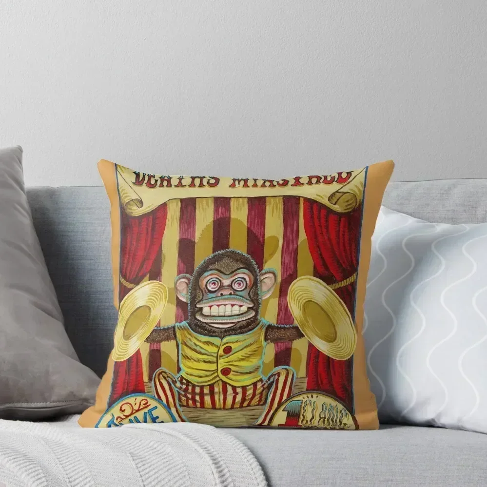 

Death's Minstrel: Jolly Chimp Sideshow Banner Throw Pillow bed pillows Decorative Cushions For Living Room pillow