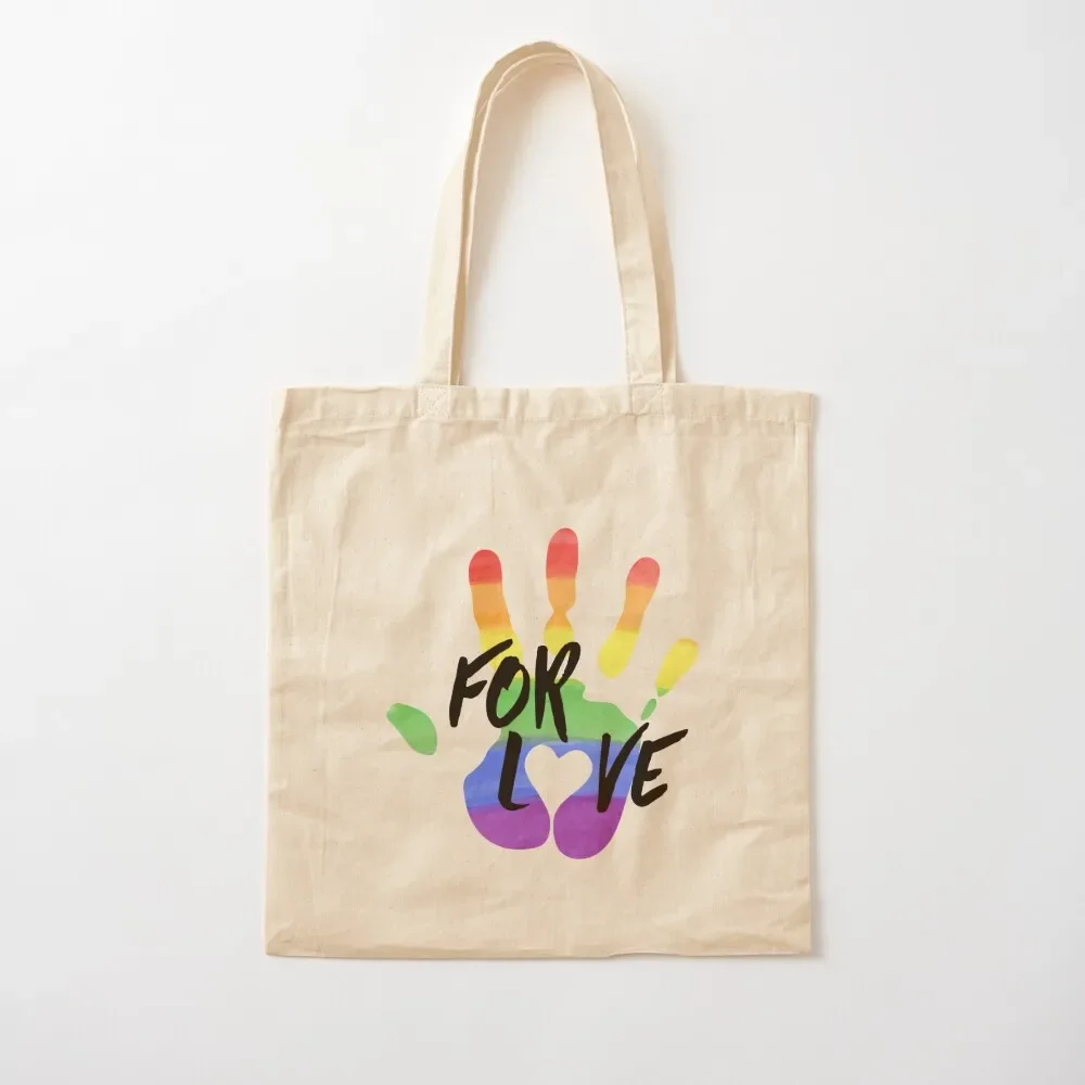 

For Love, For Pride, Carry On Tote Bag shopping bag handbag Shopper bag