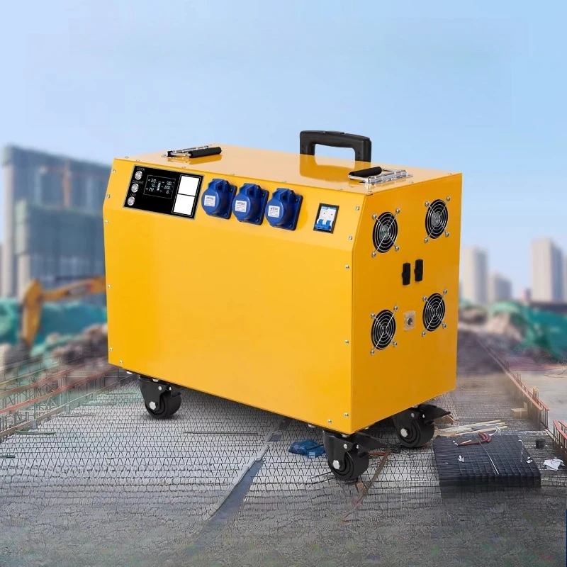 Outdoor mobile power supply 220V large-capacity construction site project emergency portable household self-driving tour live