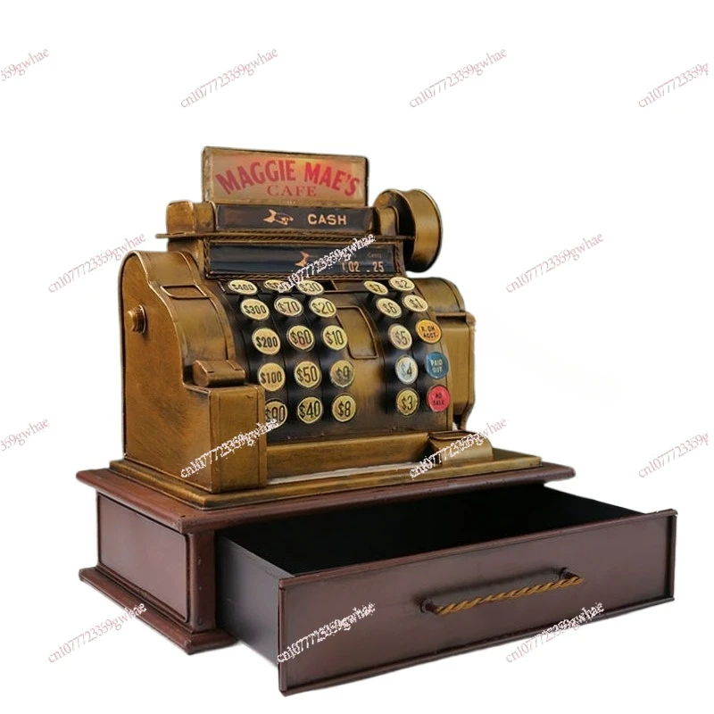 Old Shanghai Republic of China Style Vintage Objects, Vintage Cash Register, Billiard Hall Model, Bar Decoration, Bar Decoration