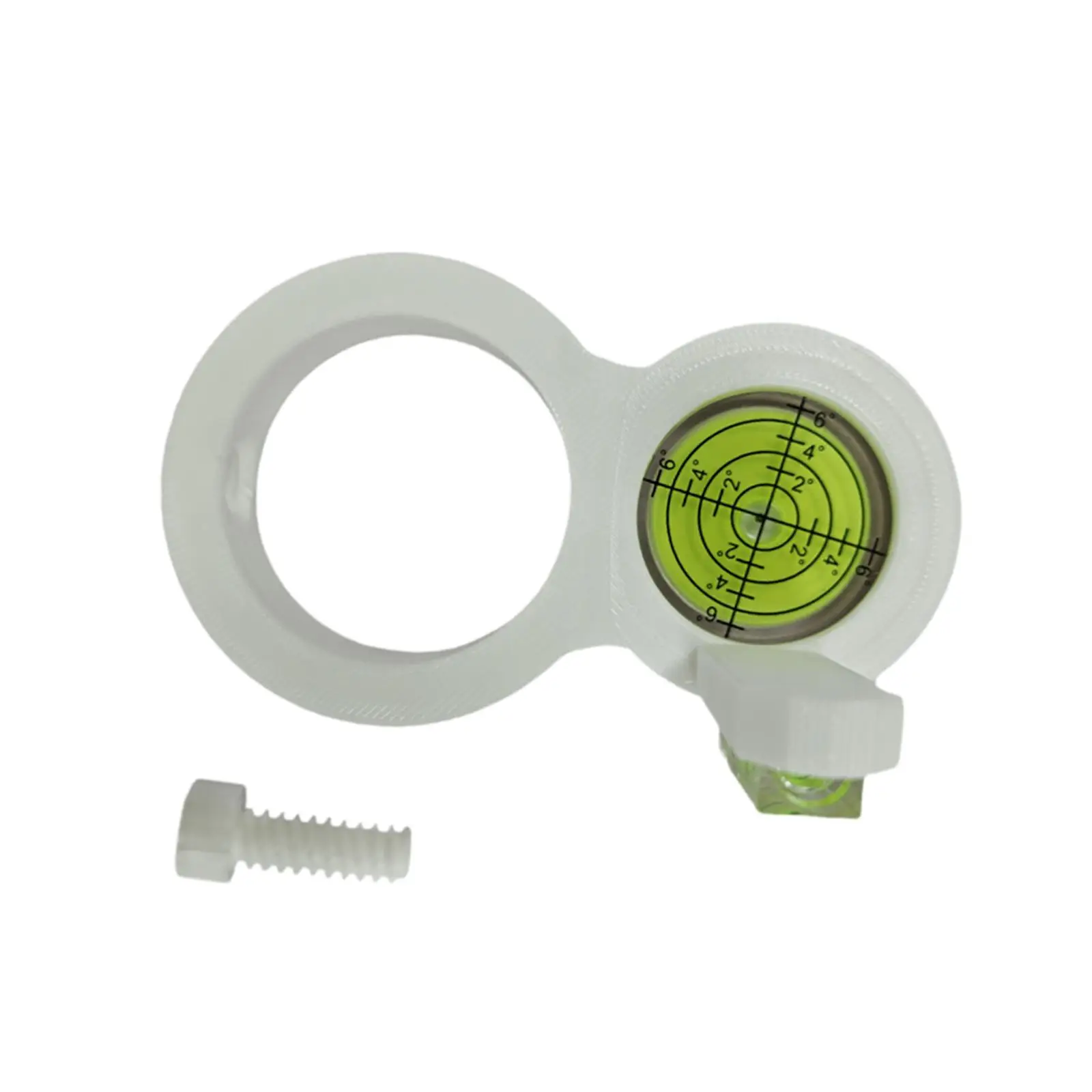 PLA Bubble Level Portable Drill Guide Sturdy Round Spirit Level for Construction DIY and Layout Precision