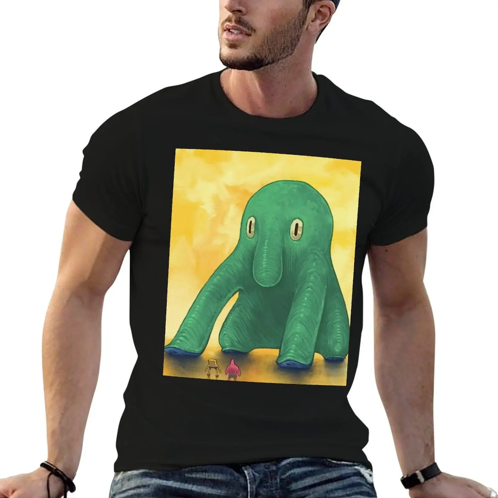 

The Emboldened Squid Among the Brash T-Shirt t shirt man casual man t shirt cotton high quality T-Shirt