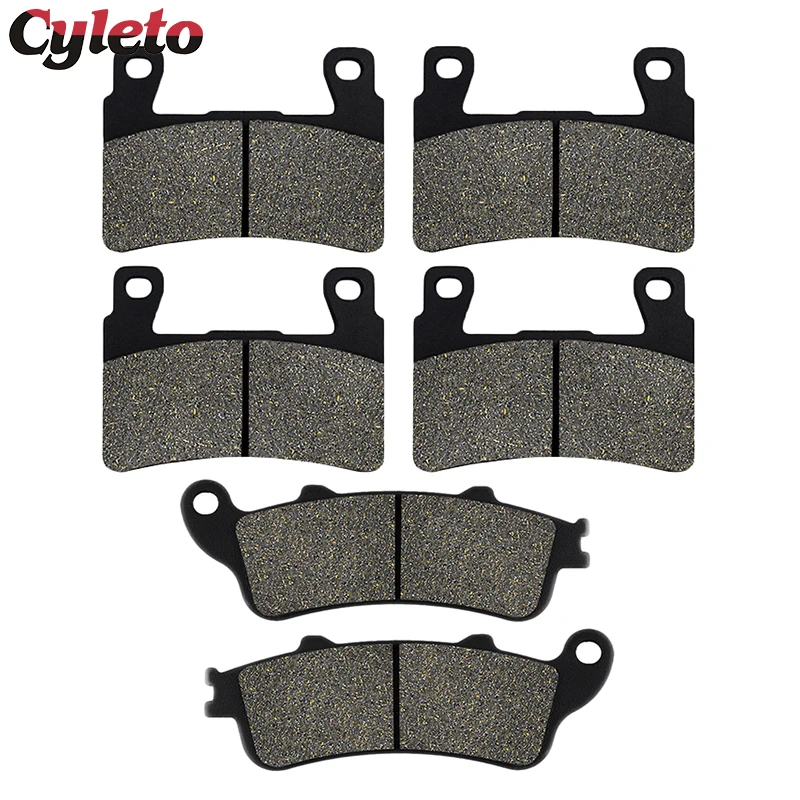 

Передние или задние тормозные колодки мотоцикла Cyleto для Honda F6C Goldwing (4 поршневые суппорты) GLF6CA 2014 2015 2016 2017