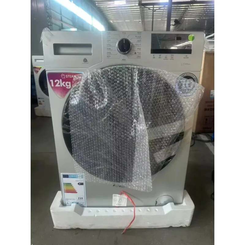 High Quality Fully Automatic Smart Washing hine 12KG Front-Load Electric Source