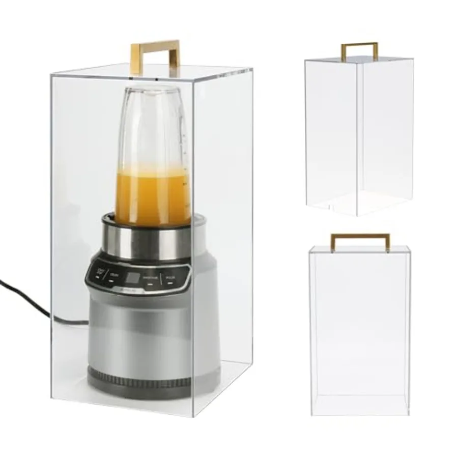 

1 Pc Sound Reducing Blender Cover Compatible with Ninja BN301 BN401 Blenders Up to 9 x 7 x 15 Inches Red Noise Reduction Cover