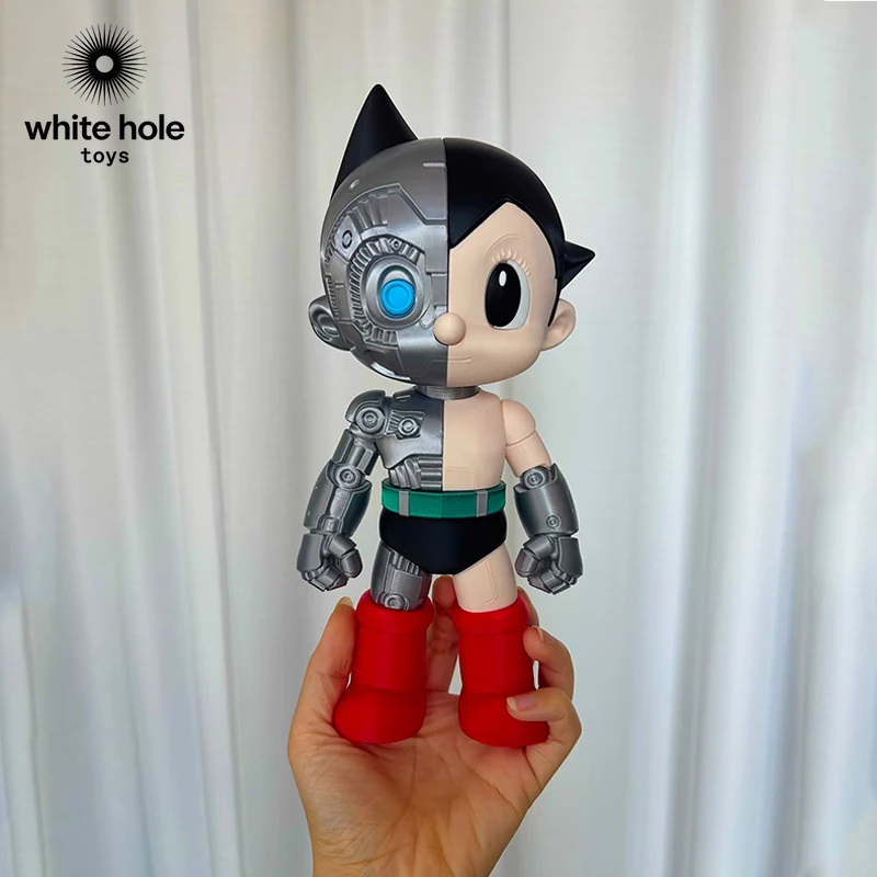 AstroBoy Figura de Anime Impressa em 3D, Ciborgue Atom Grande de 28CM, Figuras de Ação Movíveis Tetsuwan Atom, Coleção de Brinquedos, Ótimo Presente para Feriados