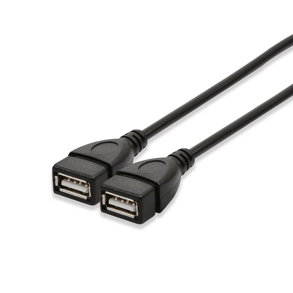 New Universal USB 3.0 2.0 Male To Dual USB 3.0 Female Jack Splitter 2 Port USB Hub Data Cable Adapter Cord for Laptop Computer