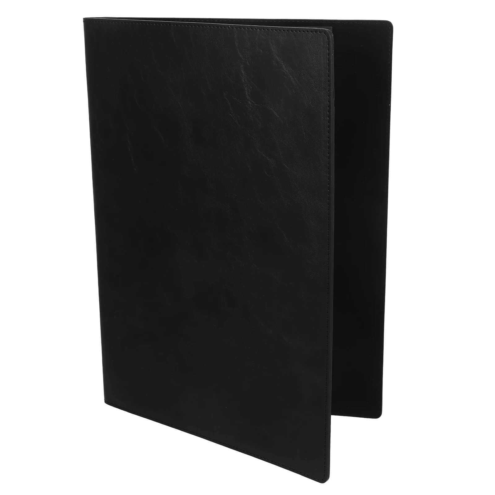 

A4 Magnetic Folder Night Black Pu Wear Small Easy Store Notebook Business Office Organizer Portfolio Document Binder