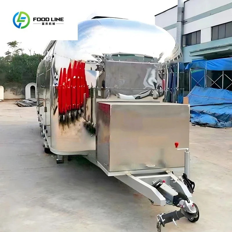 عربة القهوة المدمجة المخصصة شرب مقطورة الآيس كريم عربة الوجبات السريعة شخصية الأعمال المتنقلة #3