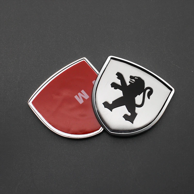 1/2Pcs Car Styling 3D Metal Sticker Body Badge Decor Decal per Peugeot 408 4008 3008 Rifter 5008 508 2008 208 301 RCZ 407 Emblem