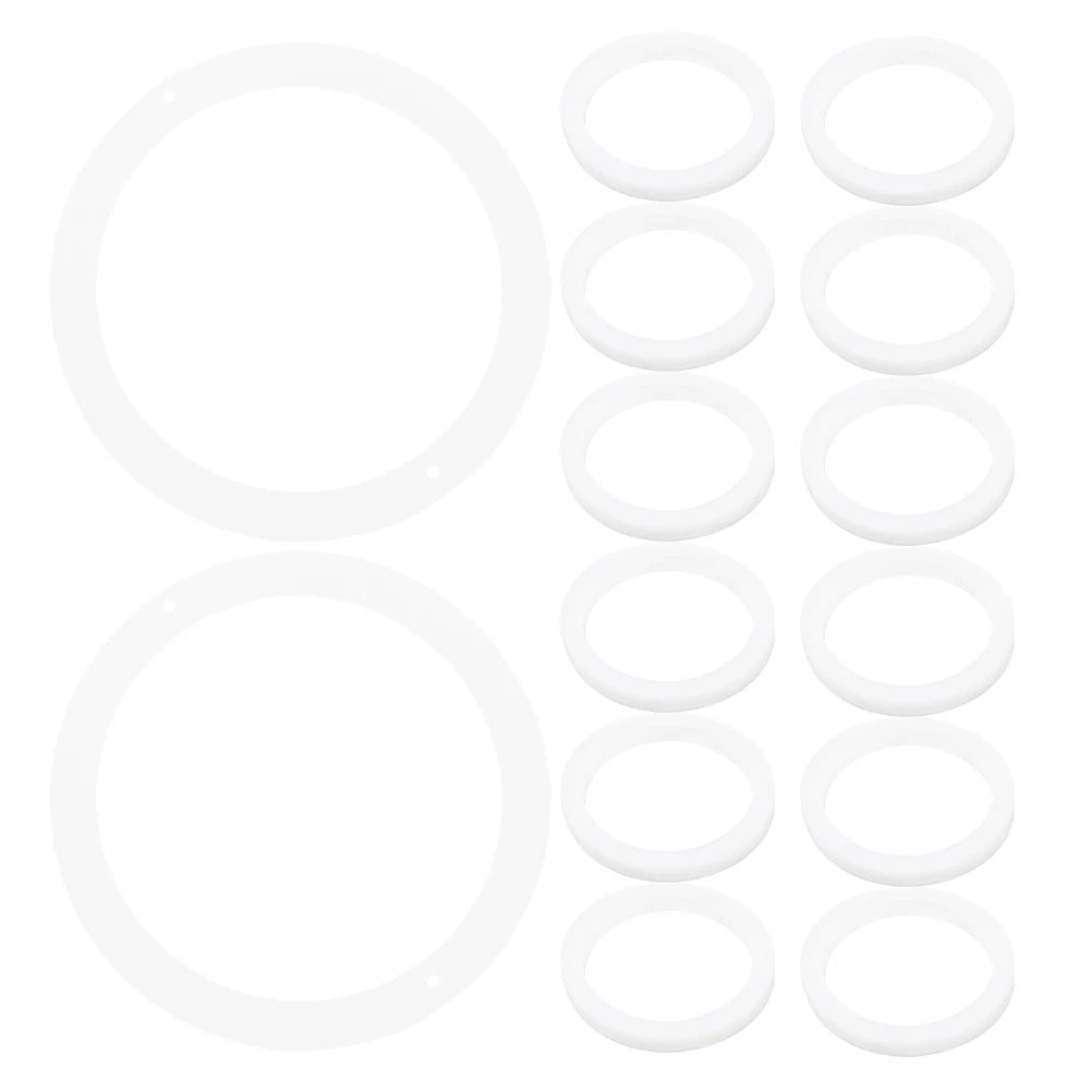 

40pcs Silicone Sealing Pads for Glass Jars Flexible Rings Replacement Gaskets Leakproof Storage Kitchen Bar Accessories
