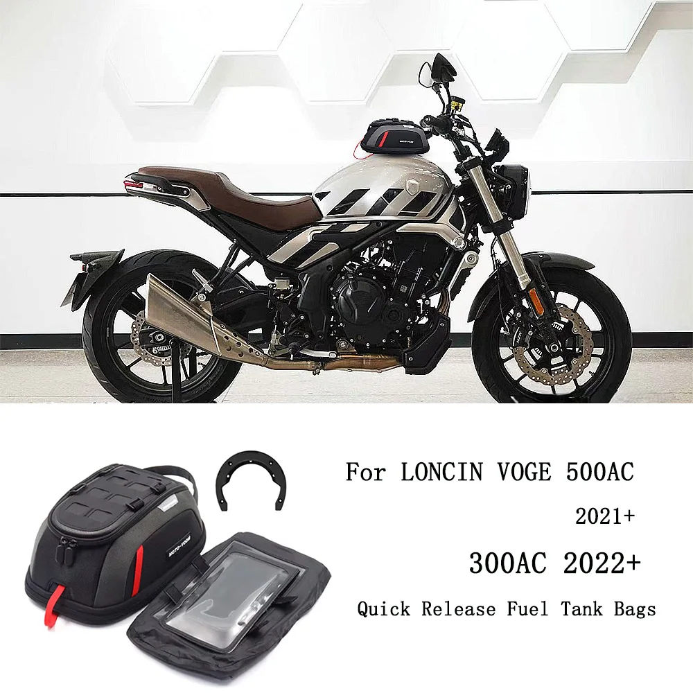 

Tank Bag For Voge 500AC 2021+ 300AC 2022+ Motorcycle Fuel Tank Bag Waterproof Tankbag Accessories Quick Release Fuel Tank kits