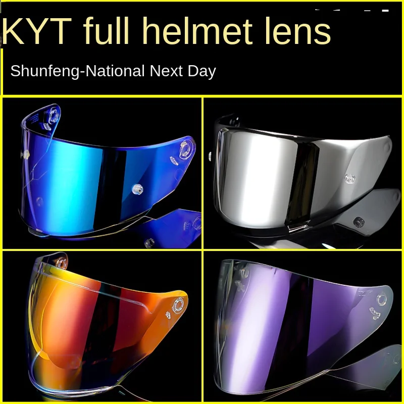 Helmet Visor for KYT R2R Shields High Strength Helmet Face Shield Sunshield Helmet Accessories Parts