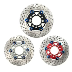 200mm Universal For DIO AF27 AF28 AF18 ZX AF34 AF35 AF36 Motorcycle Aluminum Alloy Floating Brake Discs Rapid Cooling Brake Pads