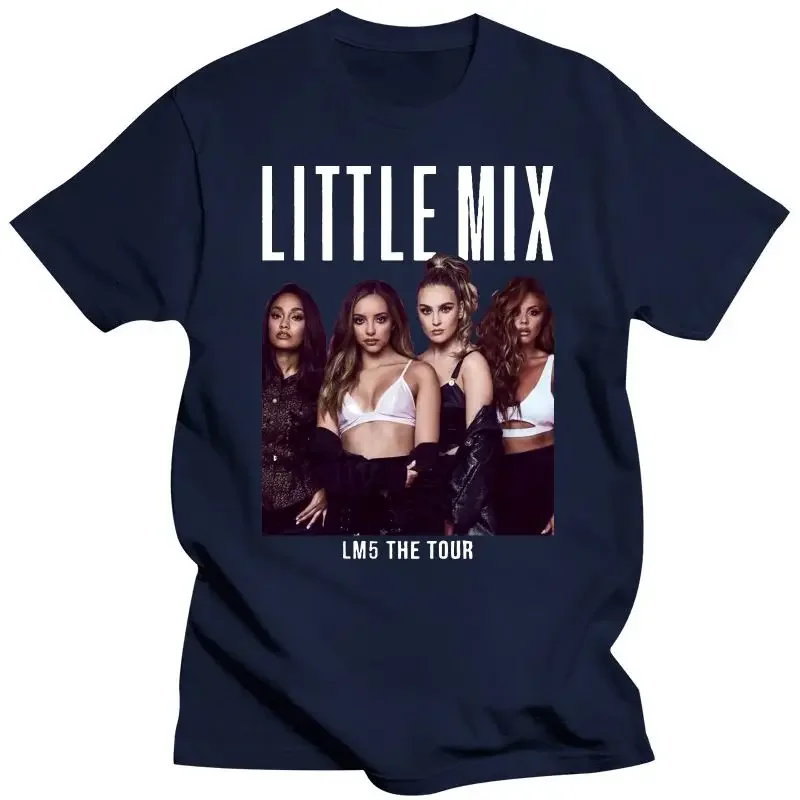 Little Mix Girls LM5 Music T-Shirt Tour 2019 Men'S Black T-Shirt S-3XL Short-Sleeved Print Letters