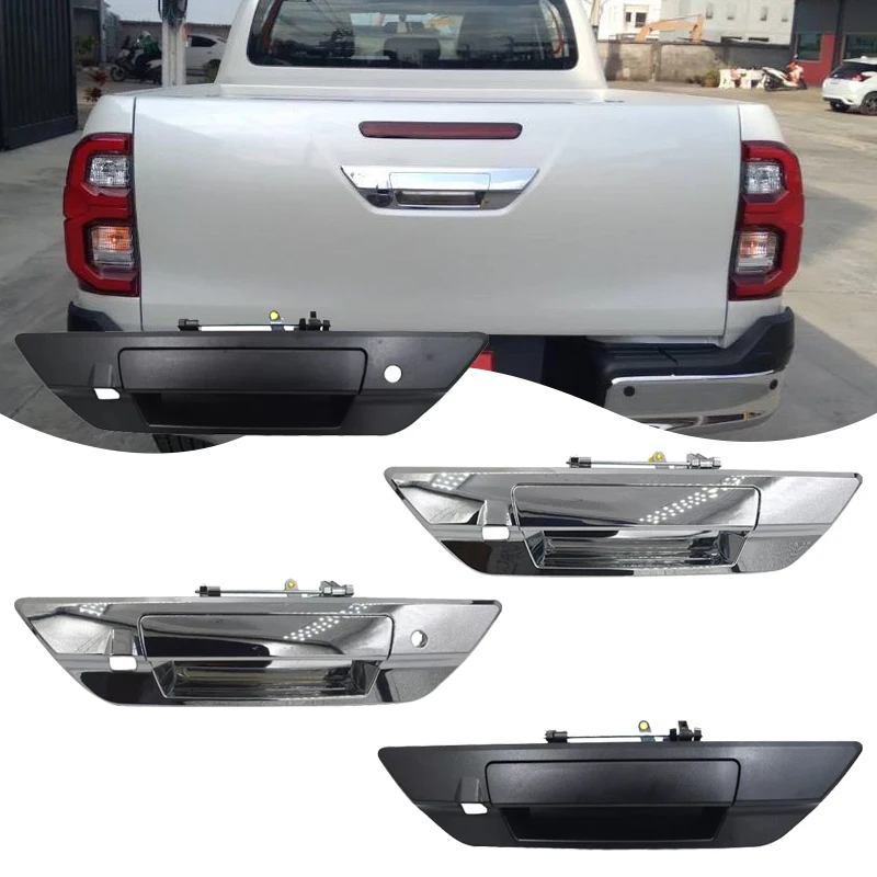 

For Toyota Hilux Revo 2015-2016 2017 2018 2019-2022 Car Tailgate Outside Handle Door Panel Handle Rear Door Handle Accessories
