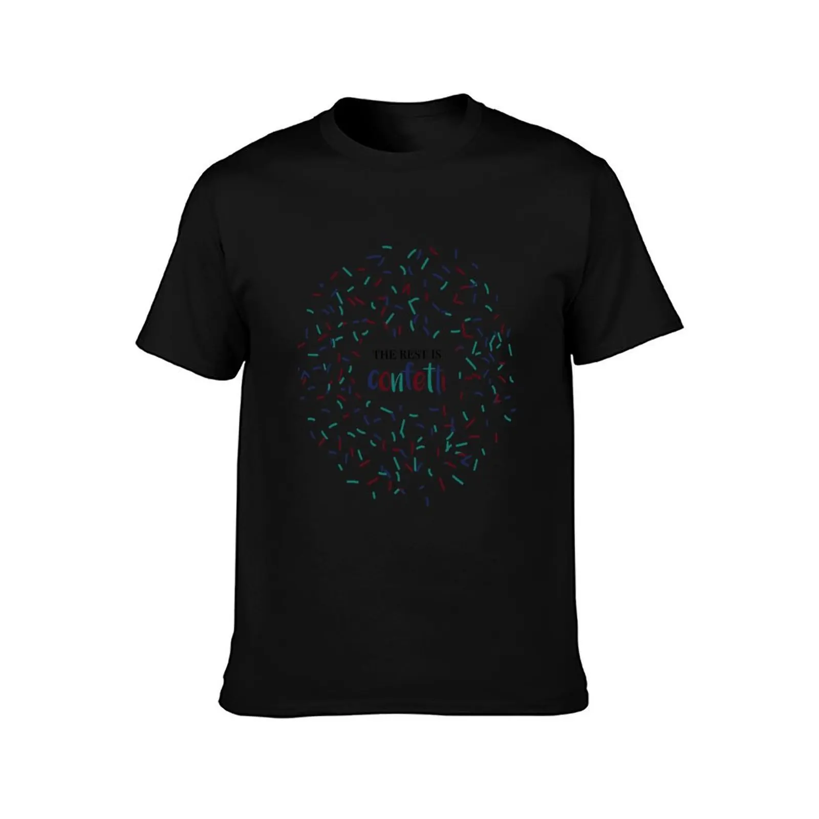 The rest is Confetti T-Shirt Basic Solid Color Short Sleeve T-Shirt
