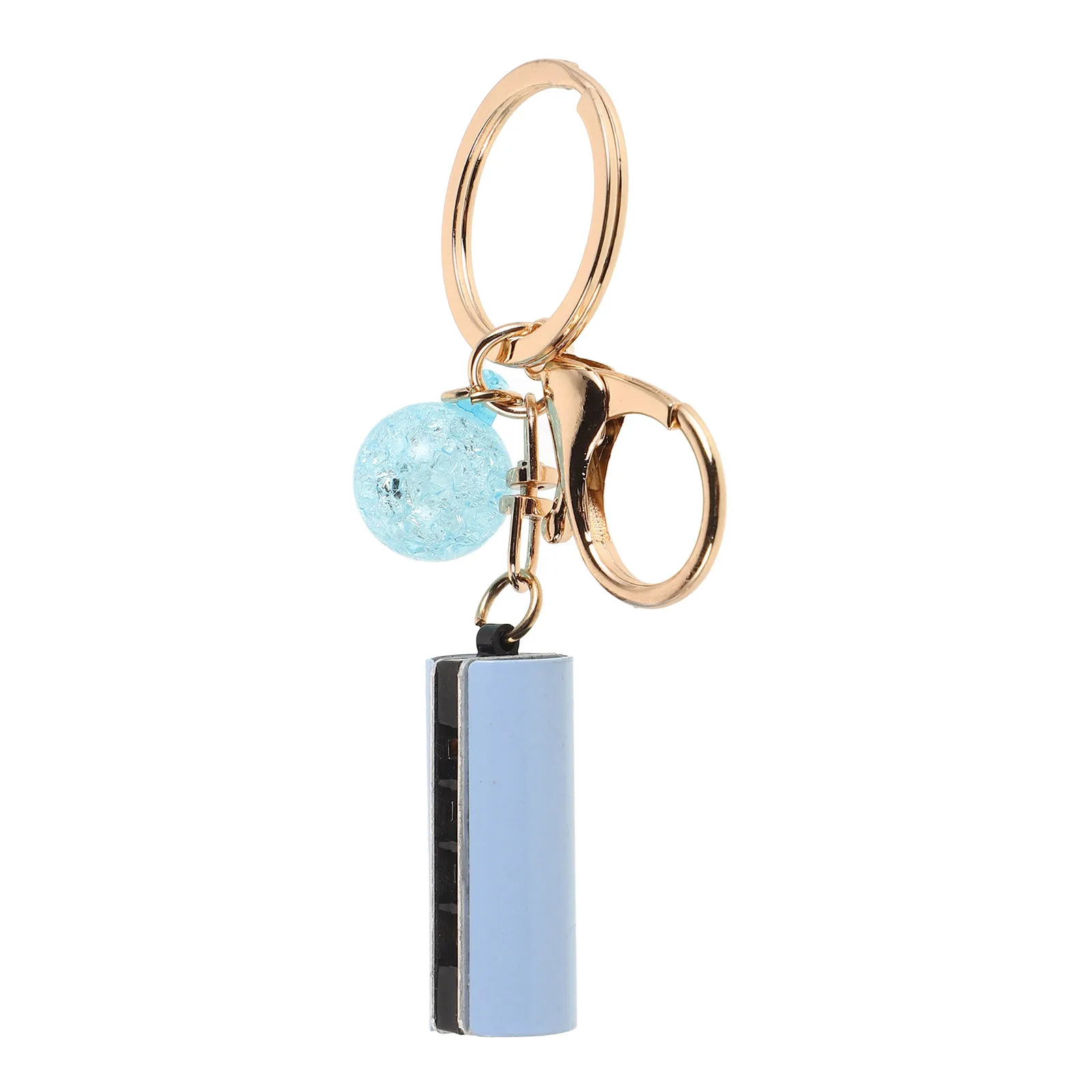 

Mini Harmonica Keychain Zinc Alloy Portable Music Instrument For Kids Bag Hanging Charm Purse Pendant Metal Key Ring Decor Phone
