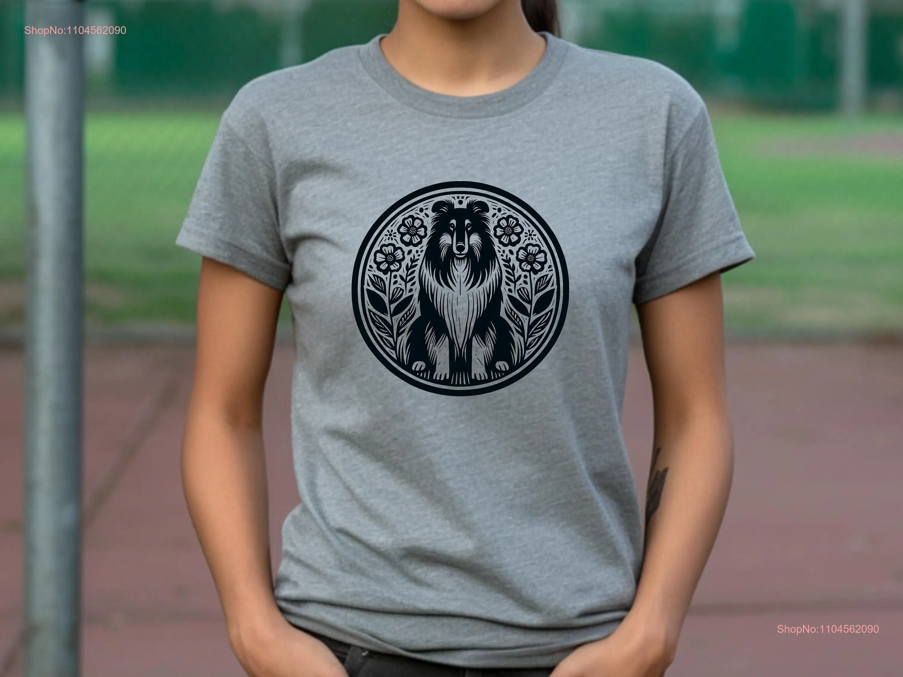 

Футболка Rough Collie Dog Flower Lover Owner Pet Floral Mom с длинными или короткими рукавами