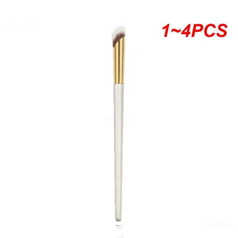 Face Concealer Brush, pincéis macios de maquiagem, cosméticos Tool, cobrir manchas de acne, círculo escuro, sombra do nariz, 1-4pcs