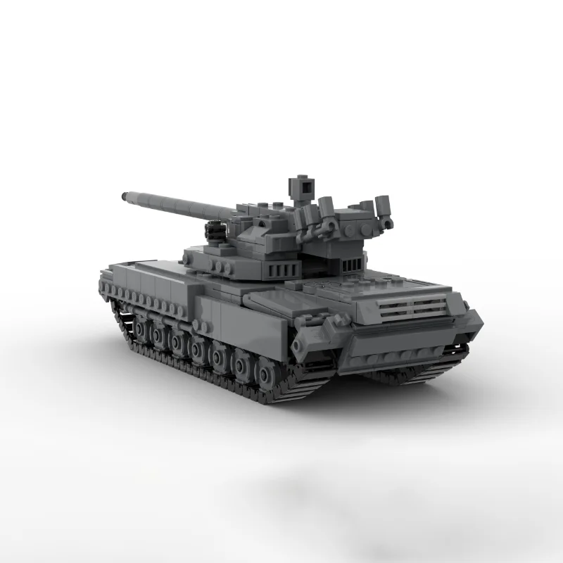525PCS MOC Military Serie 490A Engineering Bontar Tank Modell Montage Bausteine Spielzeug kinder Geburtstag Geschenk