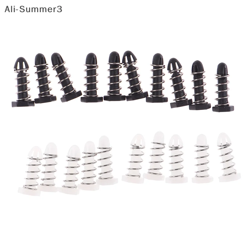 10pcs 14mm Plastic Nail Cooling Fan Spring Nails Heat Sink Clips