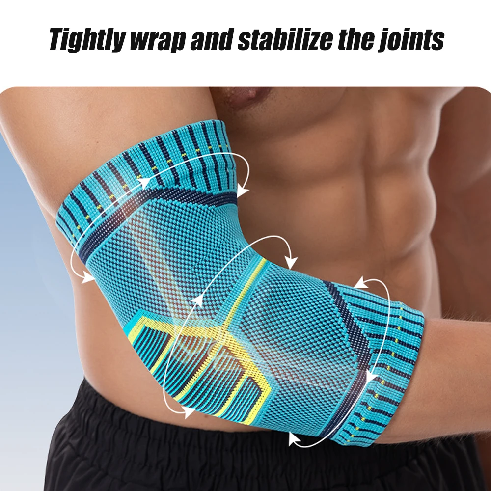 

1 шт. поддержка локтя-дышащий компрессионный рукав с гелевой подушечкой для лечения локтя игрока в гольф, теннисного локтя и тендинита