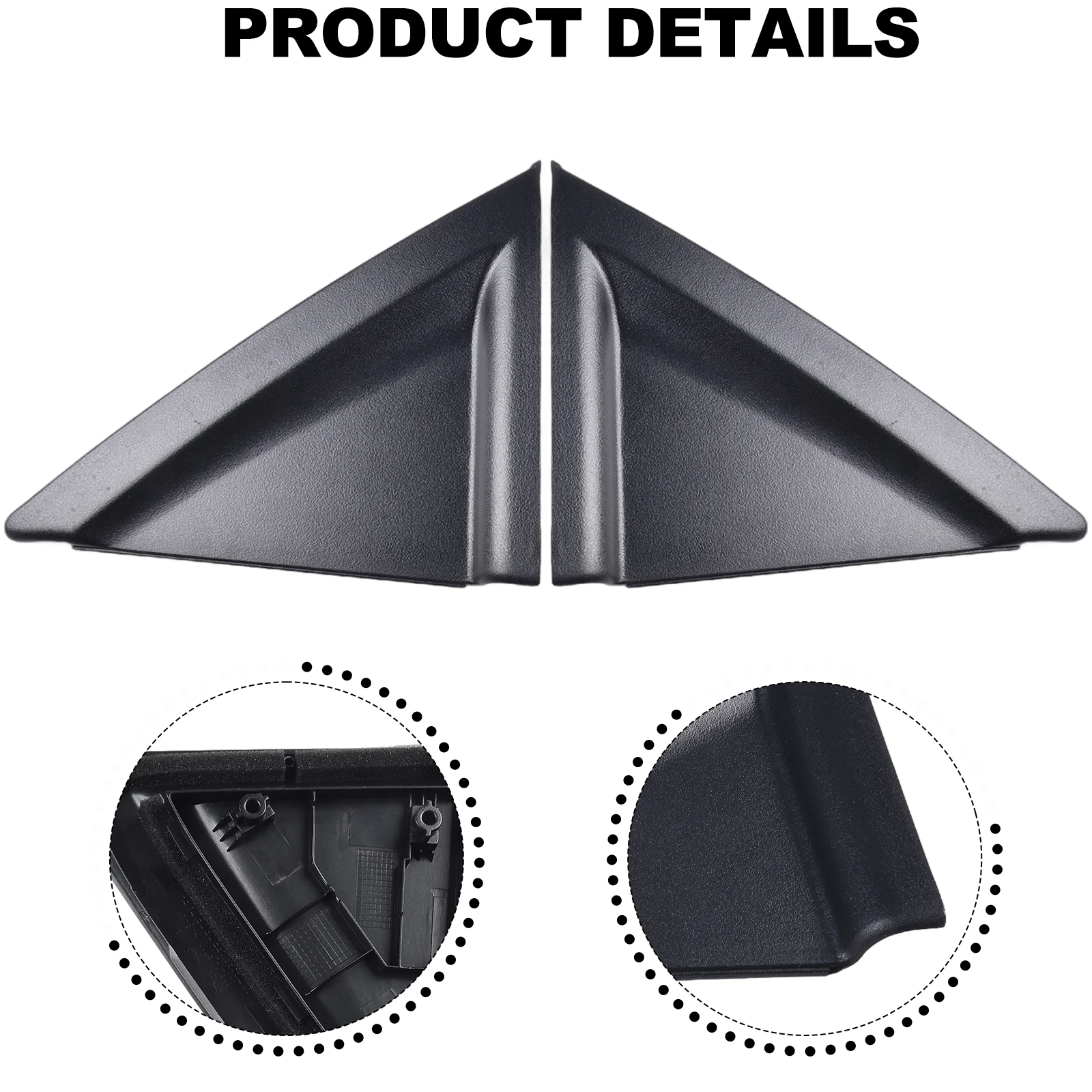 Direct Installation Fitments Non Deformation Rear Door Triangular Panels Notes Rear Door Triangular Panels F F