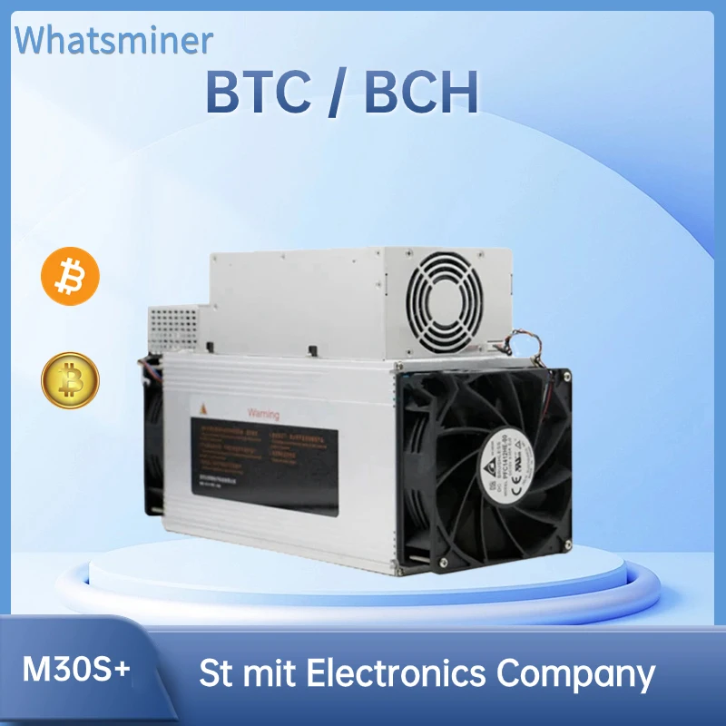 

Whatsminer Bitcoin Mining Machine M30s+ 100T Miner bitcoin Miner