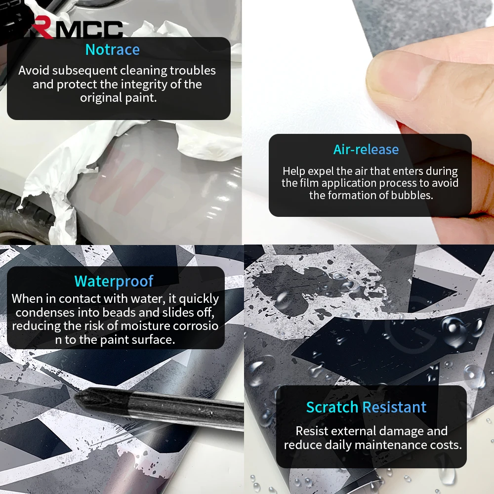الفينيل التفاف سيارة فيلم تغطية ضبط اكسسوارات السيارات أدوات التفاف ملصقات لفيلم جسم السيارة سيارة الديكور الدراجات النارية