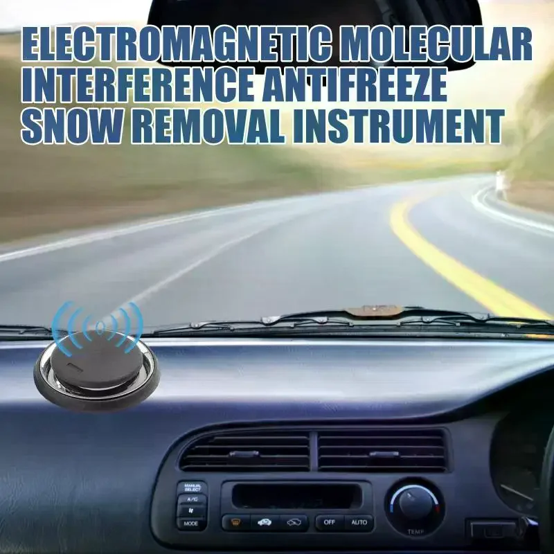 Winter Antifreeze Car Electromagnetic Molecular Defroster Solar Antifreeze Device Front Rear Windshield Snow Removal Instrument