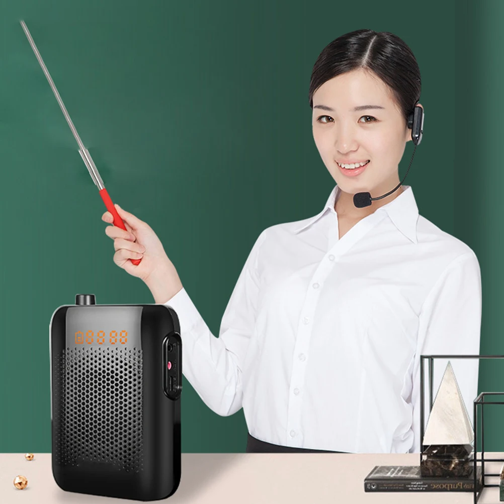 

Wireless Rechargeable Amplifier Portable Mini Loudspeaker UHF Microphone ABS Durable Safe Noise Reduction