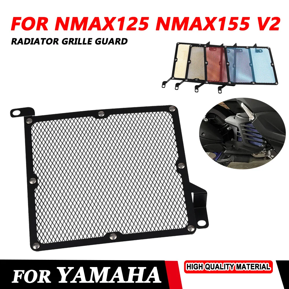 

Motorcycle Radiator Grille Guard Protector Grill Protective Cover For Yamaha N-MAX NMAX 155 125 NMAX155 NMAX125 2021 Accessories