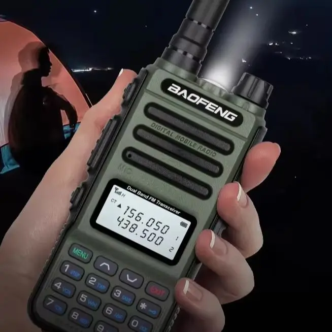 Baofeng BF-UV8R جهاز اتصال لاسلكي - شحن من النوع C، FM، استخدام السيارة/الخارجي للقيادة الذاتية والطرق الوعرة والمدنية