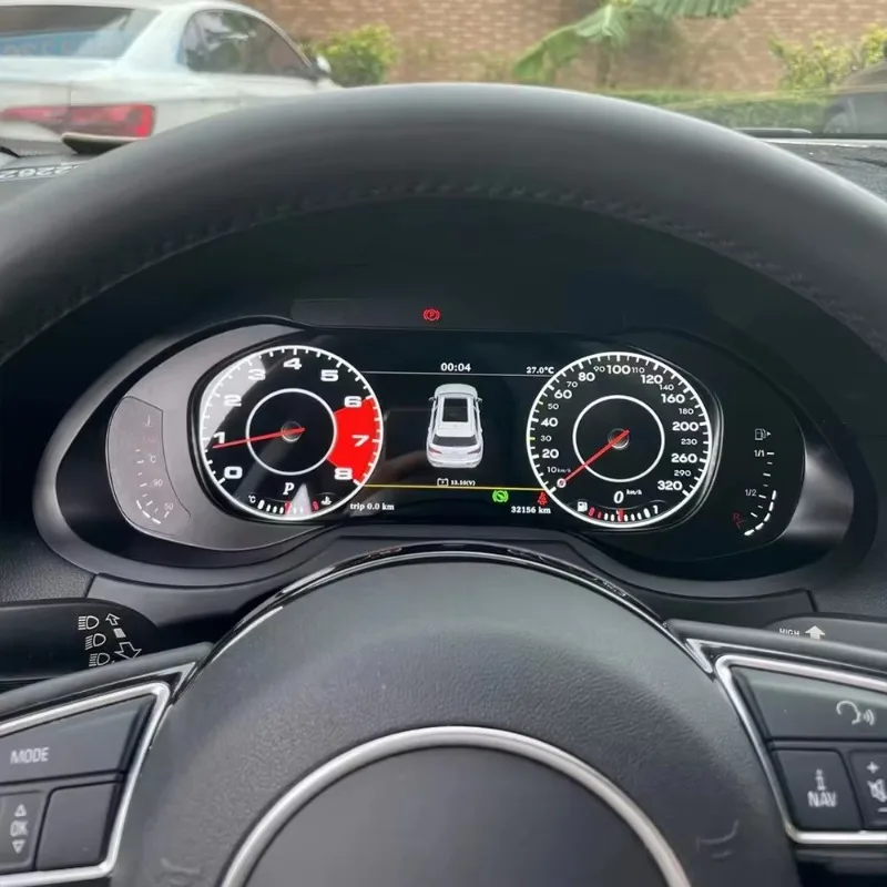 Car Digital Instrument Cluster Dash Speed Meter Gauge Display Water Temp Oil Pressure for udi Q5 10-18 A4L10-17 Virtual Cockpit