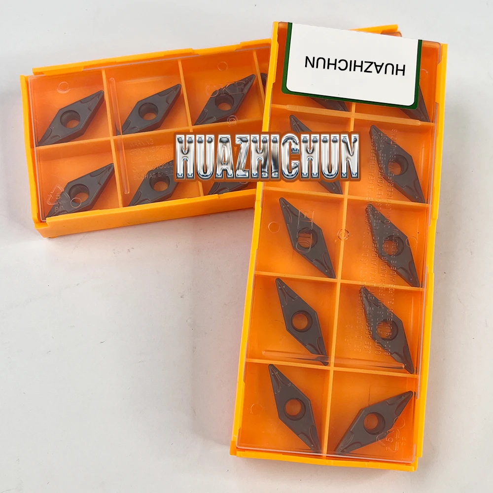 HUAZHICHUN-insertos de carburo VCMT160408-OTM OP1315 CNC para P/M/K