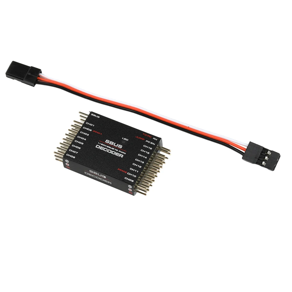 16-Kanal-SBUS-zu-PWM/PPM-Decoder für Frsky X8R RXSR Empfänger, PC-Einstellung kompatibel, Fernsteuerungs-Zubehör – Detail 4