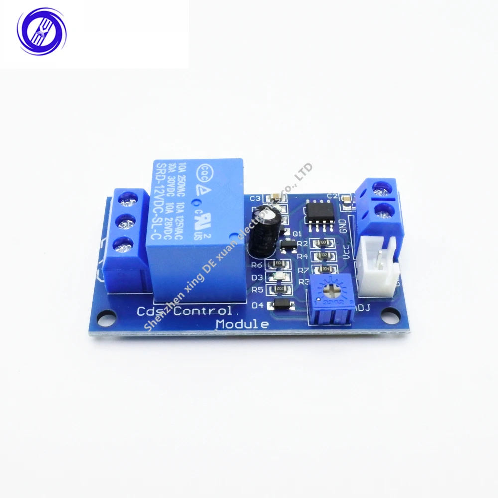 XH-M131 DC 12V Light Control Switch Photorelay Photoresistor Relay Module Detection Sensor brightness Automatic Control