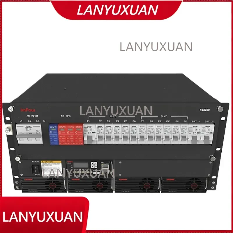 220V aecom 5U embedded power system supplyc 48VDC rectifier power supply 48V dc to 220V ac inverter 200A tel