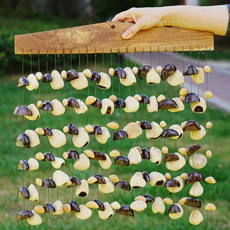 Ручные колокольчики, натуральные фруктовые целебные звуки, массив луча, колокольчики, колокольчики, медитация, йога, звуковая терапия, ударные инструменты