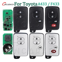 Auto Chiave A Distanza Intelligente per Toyota Land Cruiser Prado Camry Crown Aurion LC200 A433 F433 Auto Chiave Intelligente Fob Chiave Dell'automobile caso Fob copertura