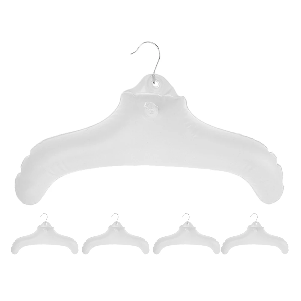 5 Pcs Foldable Travel Clothes Drying Device Hanger Folding Hangers Camping Coat