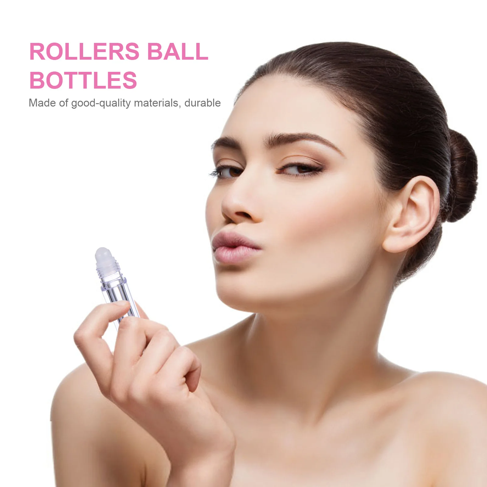 10 pz Bottiglia di Olio per labbra Bottiglie di Rullo di Plastica Quadrate Contenitore di Olio Essenziale Riutilizzabile A Prova di Perdite Formato di Viaggio Per Il Profumo Yoga