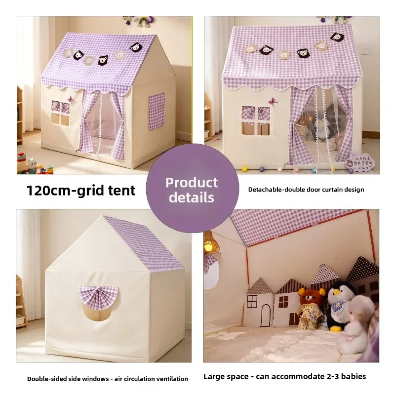 Indoor Kids Tent Playhouse Princess Castle Girls Bedroom Toy Bedtime Small House Toy House Indoor Children's Tent Toy House