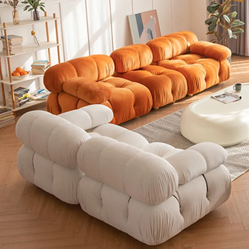 Green L Shaped Sofa Bed Module Relax Wood Legs Xxl Minimalist Unusual Couch Ergonomic Large Lounge European Sofa Cama Furniture