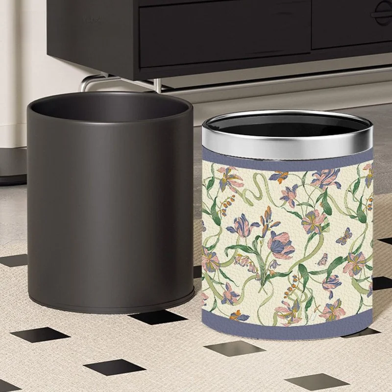 

Luxury Large Capaci Tra Can for Home Use 2025 New Model Living Room Batoom Kitchen Bedroom High Aesthetic Value Metal r...