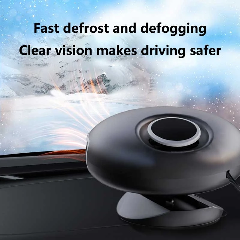 سخان سيارة Xiaomi محمول صغير الحجم، التوصيل والتشغيل، مروحة سخان المنزل، ترموستات قابل للتعديل، سخان الفضاء للمكتب المنزلي #4