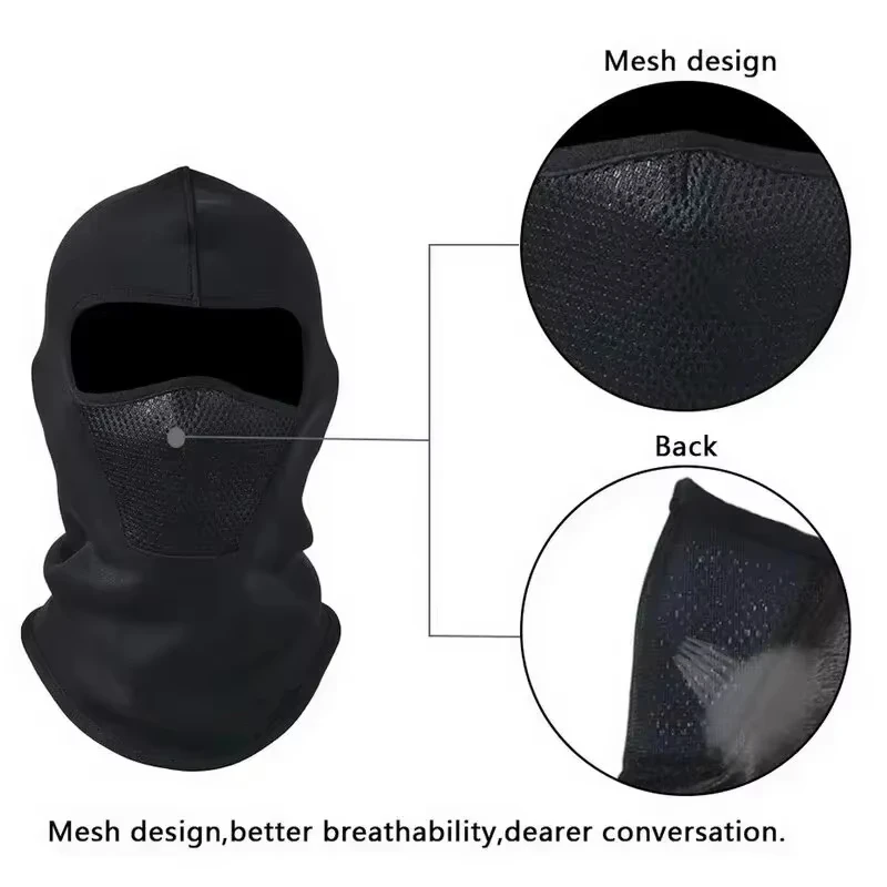 Summer Lightweight Balaclava Cycling Full Face Mask Outdoor Sports Motorcycle Ski Fishing Hunting Mask Fleece Scarf Cap Bandana view 5