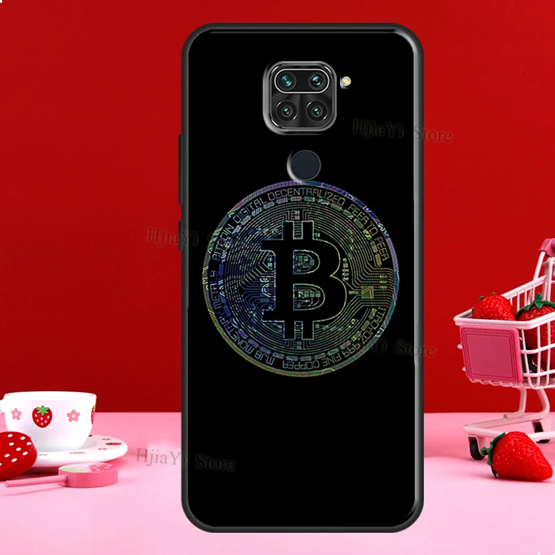 Bitcoins Coin Case For Xiaomi Redmi Note 11 10 9 8 12 Pro Plus 12S 11S 10S Cover For Redmi 12C 10C 10A 9C