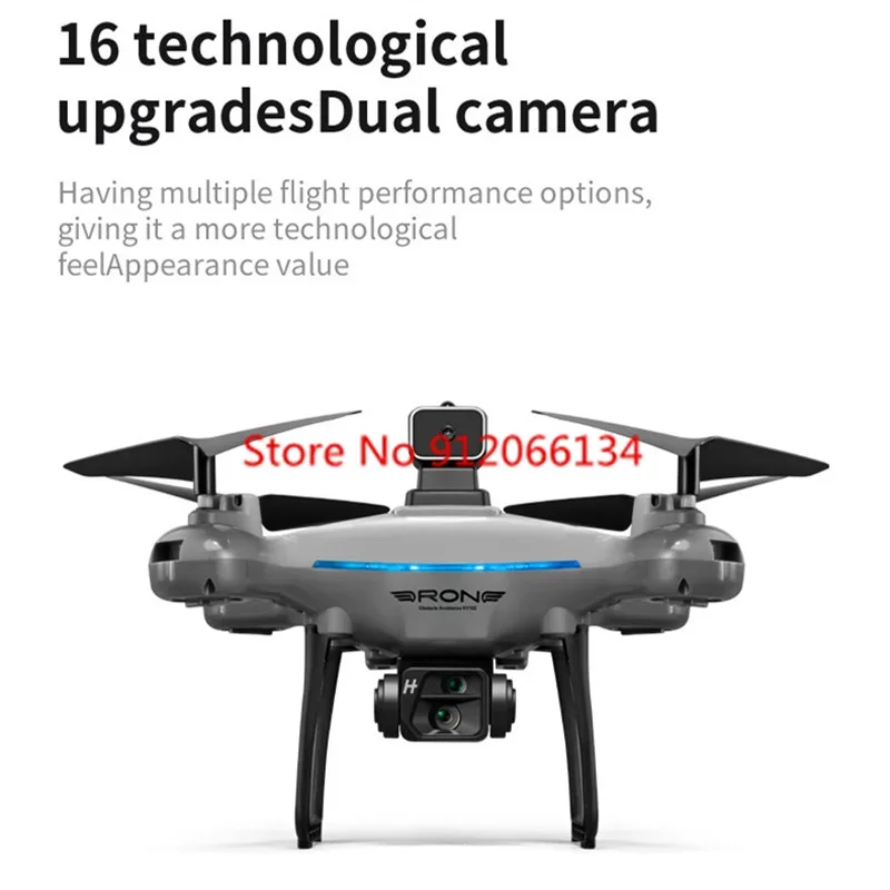 8K HD Image Transmiss WIFI FPV RC Drone LED Lighting Avoiding Obstacles Optical Flow Positioning Remote Control Quadcopter Toy
